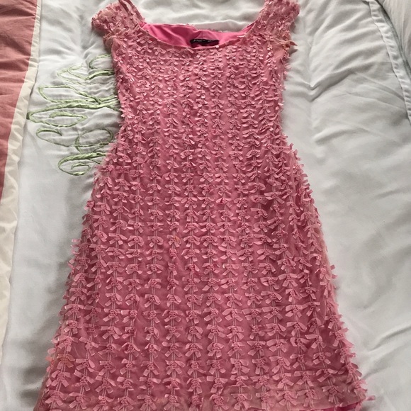 Betsey Johnson Ribbon Bow Dress Pink 